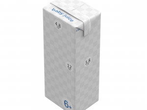 carton pack aseptic 3D 모델