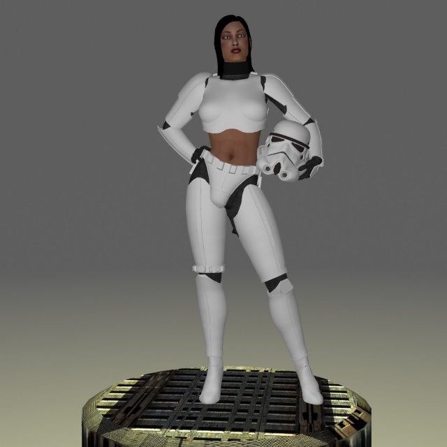 femtrooper 3D Model .c4d .max .obj .3ds .fbx .lwo .lw .lws