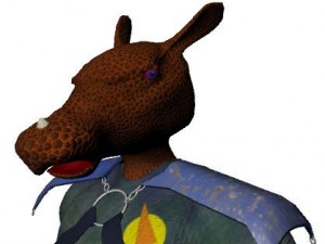 horse face Modello 3D