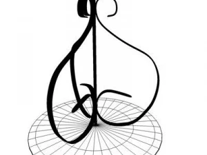 table lamp and candles set of 3 3D Model