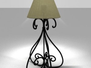 table lamp 3D-Modell