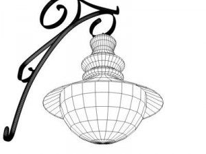 wall street lamp Modèle 3D