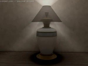 living room table lamp 3D Model