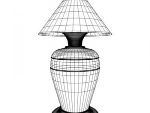 living room table lamp Model 3D