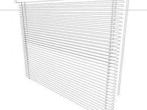 window blinds Model 3D