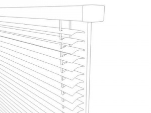 window blinds Model 3D