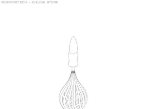 table lamp decorated 3D Model