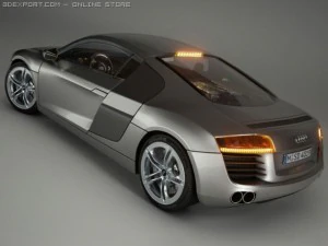 audir8fullby isashademani 3D Model