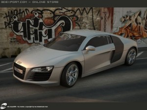 audir8fullby isashademani 3D मॉडल