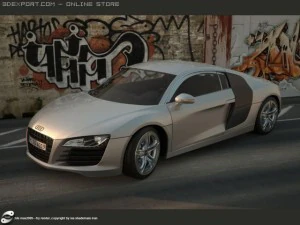 audir8fullby isashademani 3D Model
