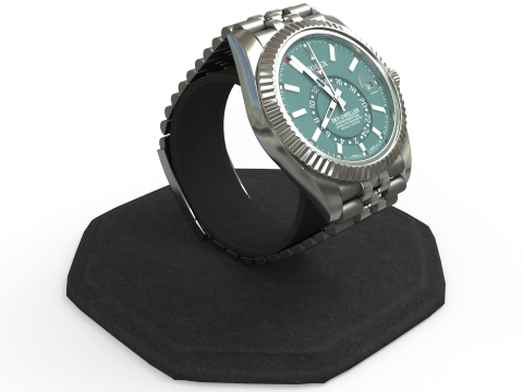 Sky-Dweller Jubilee GreenDial Model 3D