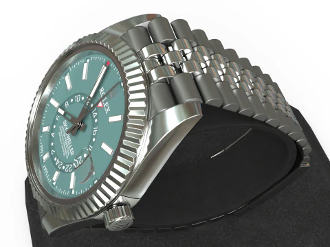 Sky-Dweller Jubilee GreenDial 3D Model