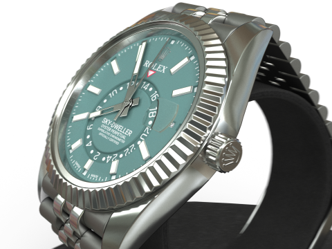 Sky-Dweller Jubilee GreenDial Model 3D