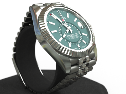 Sky-Dweller Jubilee GreenDial Model 3D