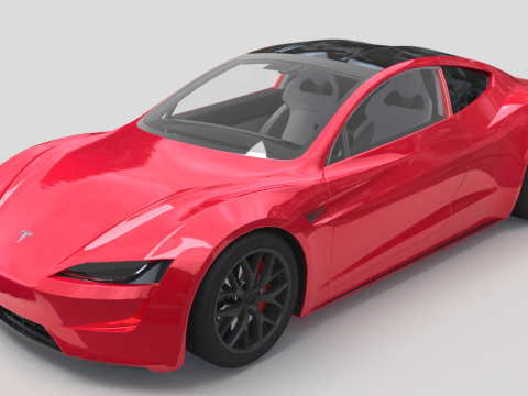 Tesla Roadster 3D Модель