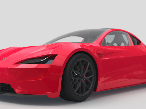 Tesla Roadster Model 3D