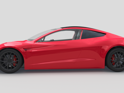 Tesla Roadster Model 3D