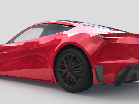 Tesla Roadster Model 3D