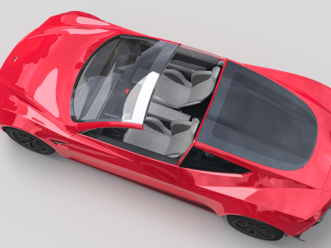 Tesla Roadster Model 3D