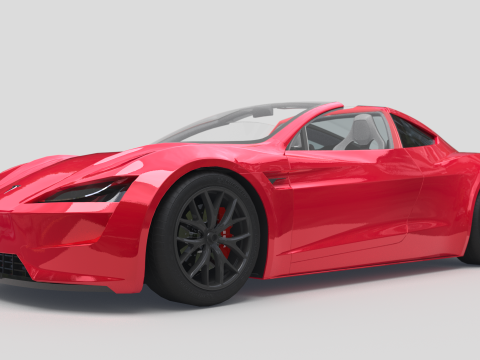 Tesla Roadster Model 3D