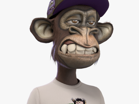 Bored Ape Modèle 3D