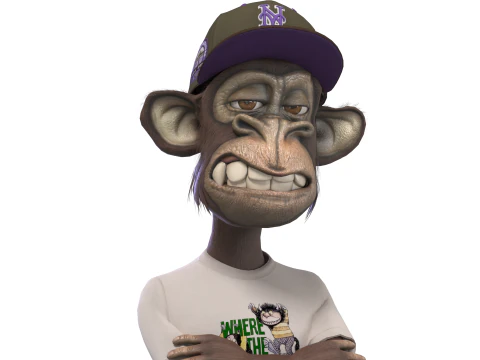 Bored Ape 3D Model