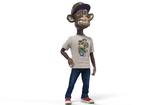 Bored Ape 3D Model