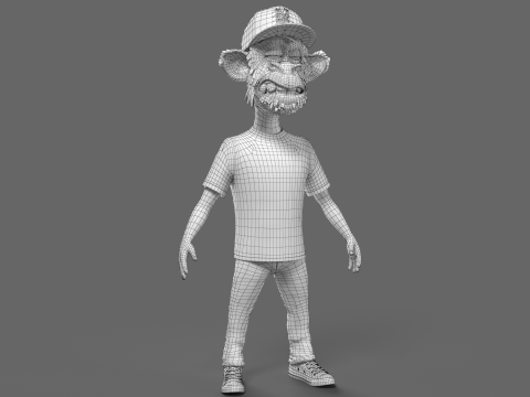 Bored Ape 3D Model