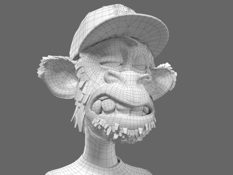 Bored Ape 3D Model