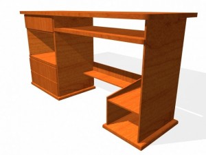 desk Modello 3D