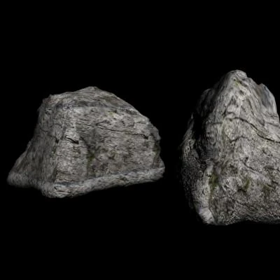 rock 3D Model .c4d .max .obj .3ds .fbx .stl .blend 