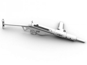 sten mark  mk ii submachine 3D 모델