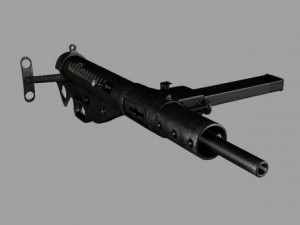 sten mark  mk ii submachine 3D 모델