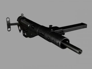 스텐 마크 MK II 서브머신 3D 모델