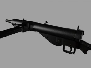 스텐 마크 MK II 서브머신 3D 모델