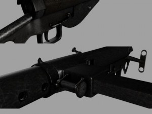 sten mark  mk ii submachine 3D 모델