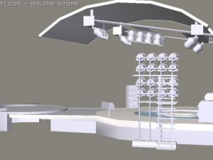 concert stage 3Dモデル