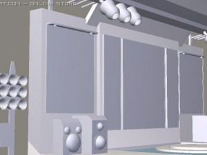concert stage 3Dモデル