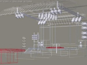 concert stage 3Dモデル