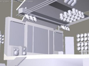 concert stage 3Dモデル