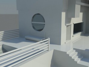 residential building complex 3D 모델
