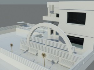 residential building complex 3D 모델