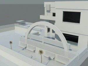 residential building complex 3D Model