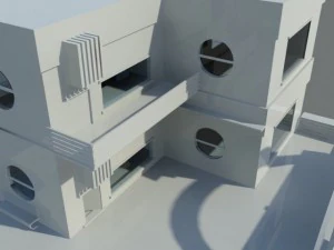 residential building complex 3D Model