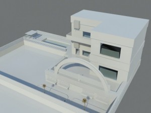 residential building complex 3D 모델