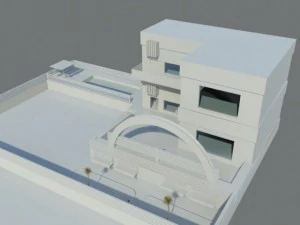 residential building complex 3D Model