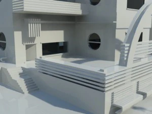 residential building complex 3D Model