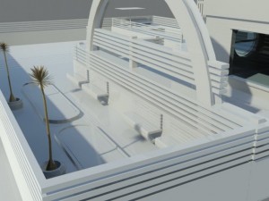 residential building complex 3D 모델