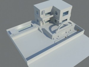 residential building complex 3D 모델