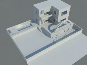 residential building complex 3D Model